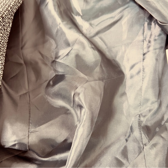 Le Suit Size 8 Black & White Long Sleeve Lined 1 Button Closure Jacket B… - Picture 8 of 14